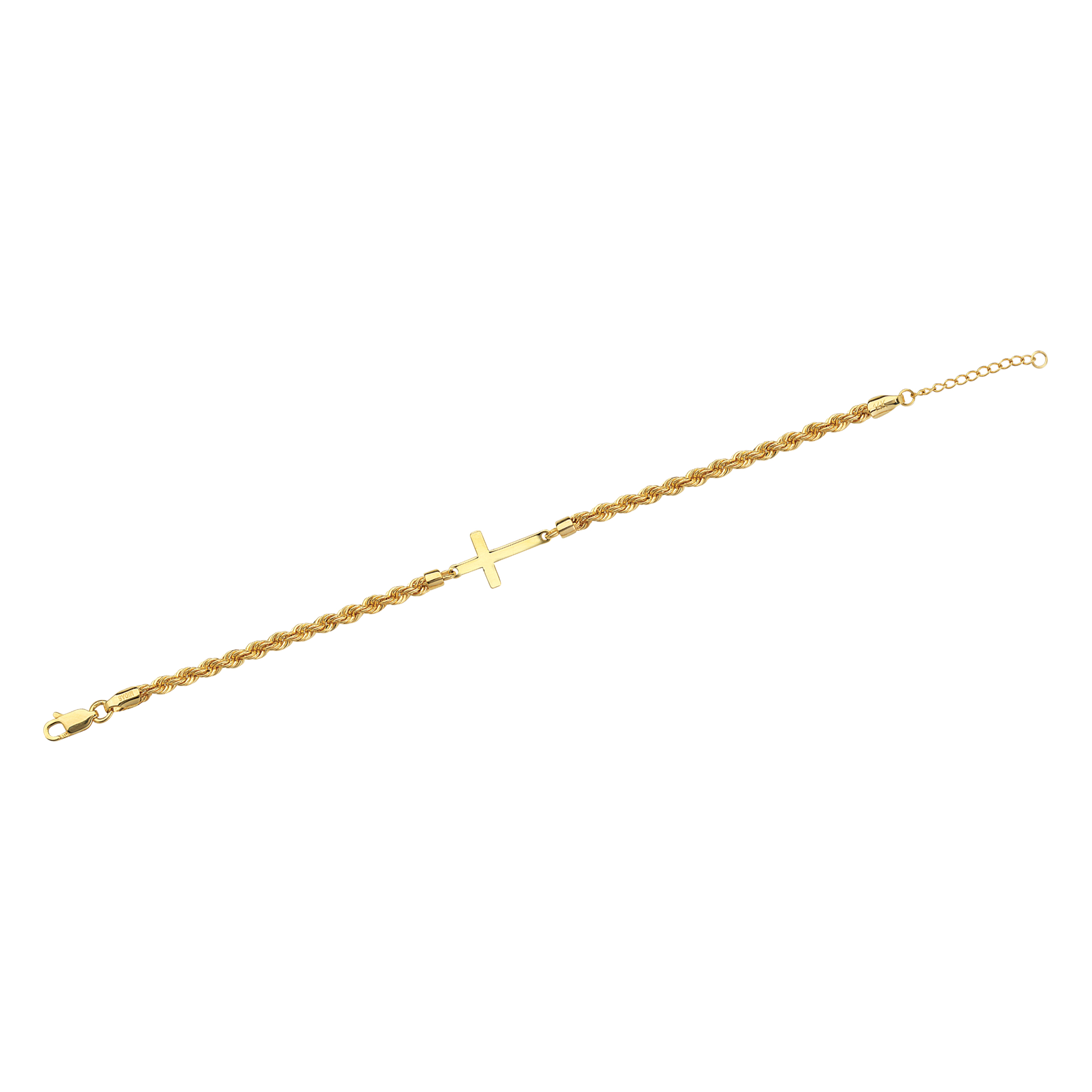 Rubber & Chain Adjustable Cross Tie For Horses - With Quick Release Panic Snap